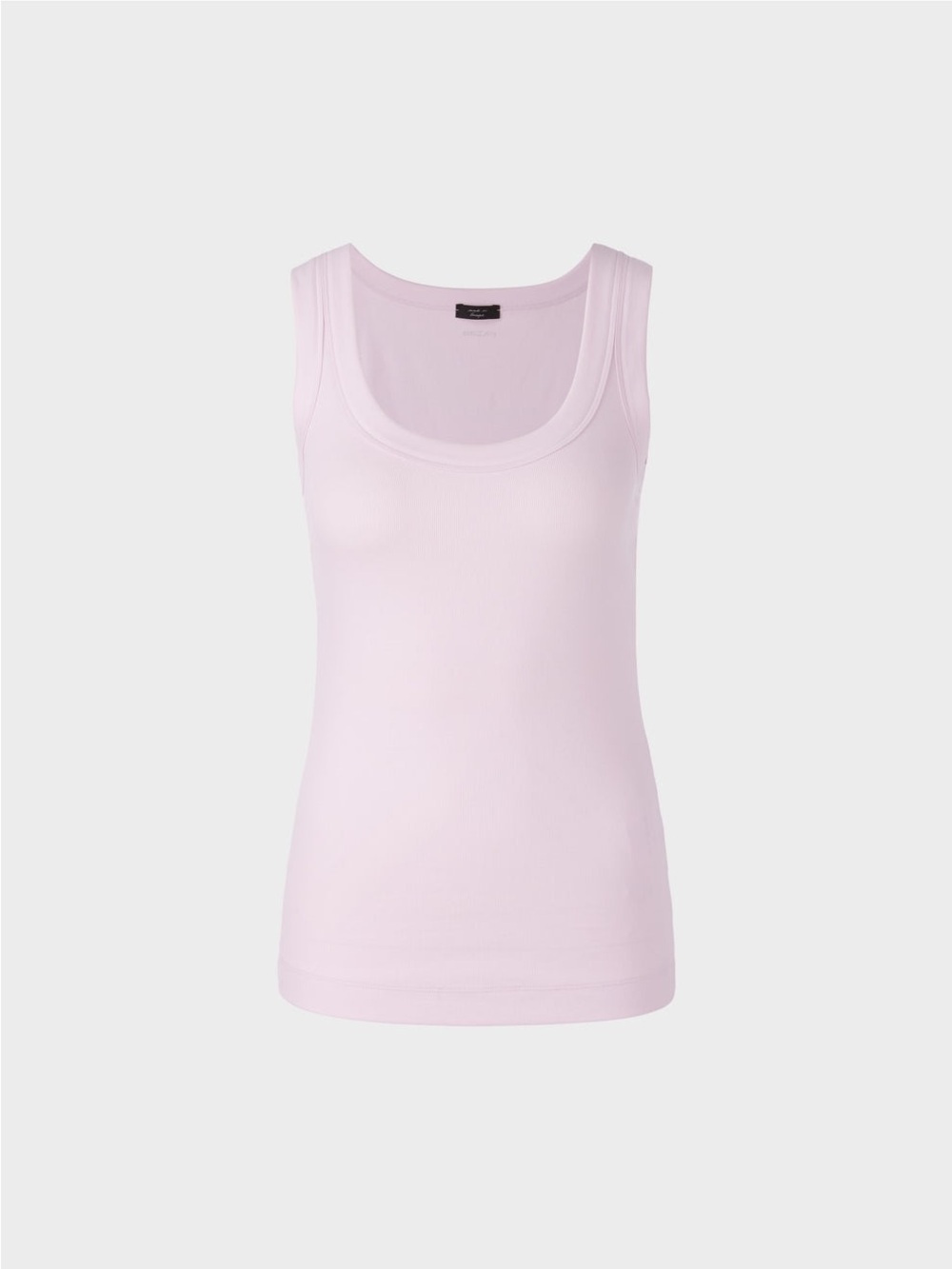 Marc Cain Fine‎ Ribbed Tank Top Blush Pink Cotton Lycra N3 / US 8